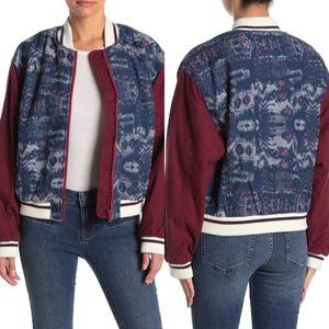 NWT Free People Varsity of Dreams Bomber